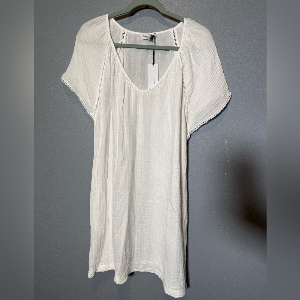 NWT Michael Stars Sky Mini White‎ Dress- XS
